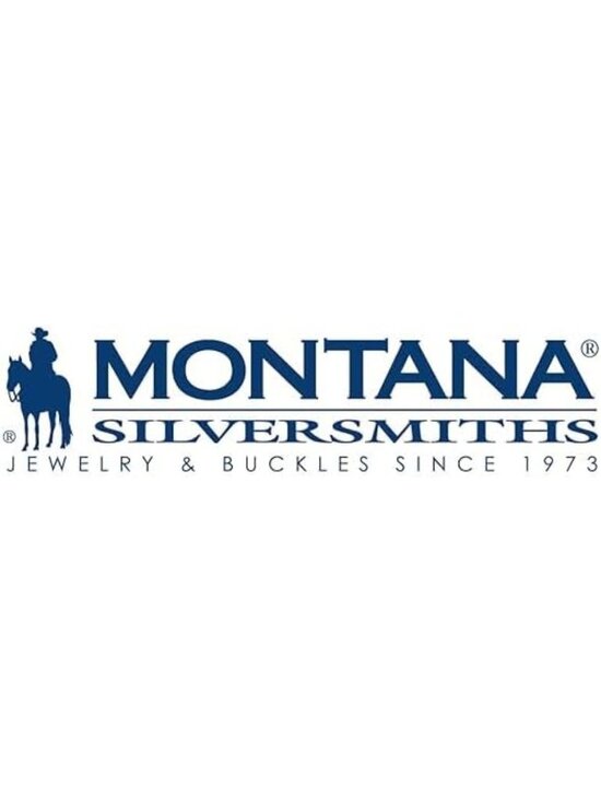Western Attitude Belt Buckle - Montana Flag Series, Unique Cowboy Accessory